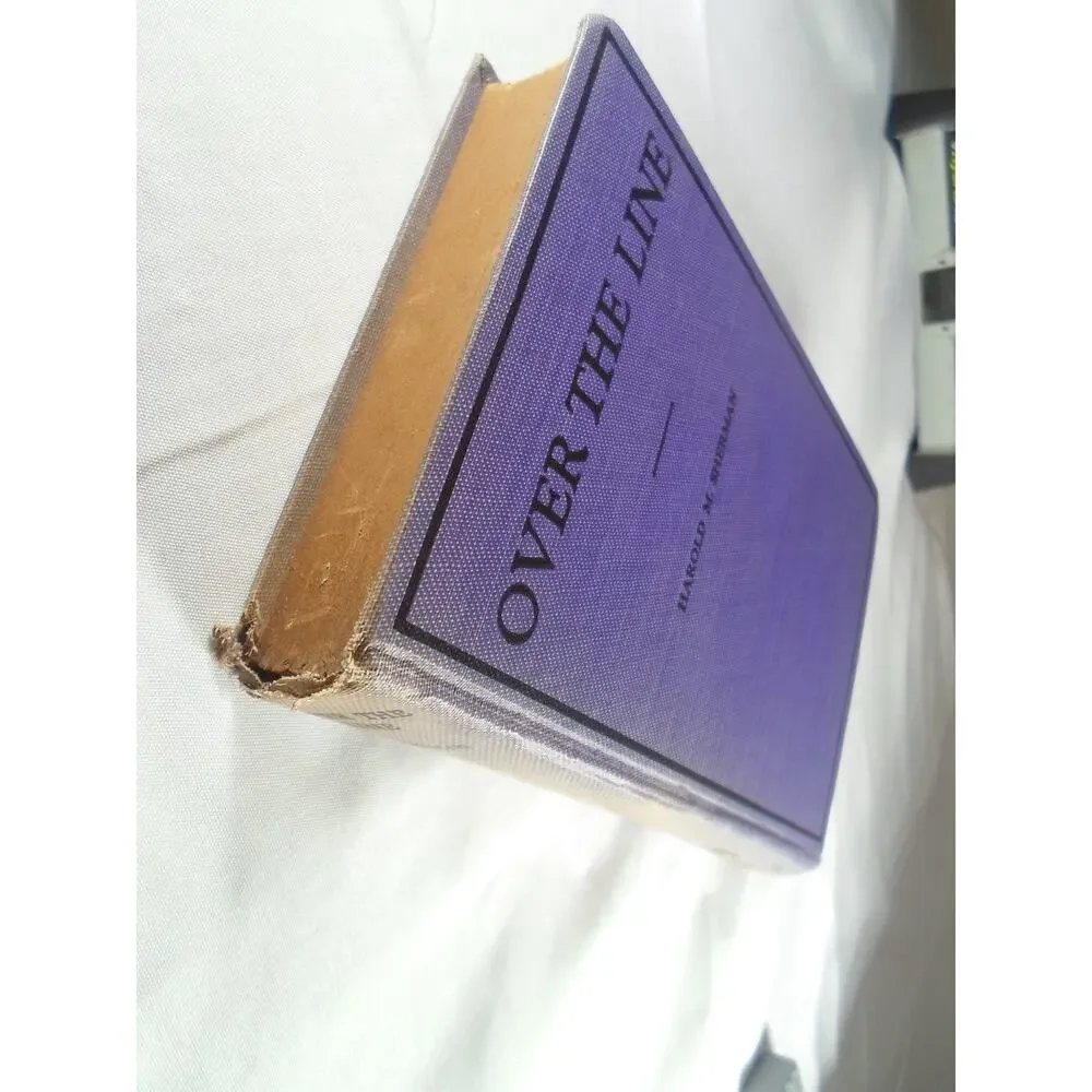 VTG Over the Line by Harold M. Sherman. HC 1929 Sports, Football, Boys Lit